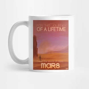 Mars Space Art Mug